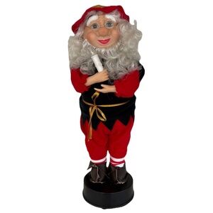 Santa Elf 18” Figurine Motion and Light